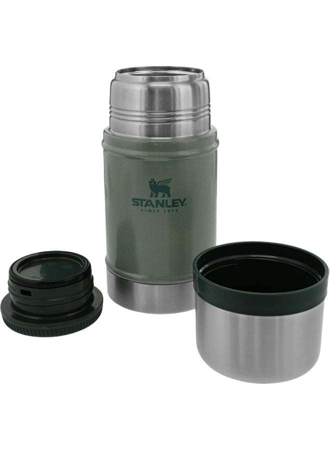 Stanley Classic Legendary Food Jar 0.7L / 24OZ Hammertone Green – BPA FREE Stainless Steel Food Thermos | Hot for 15 Hours | Leakproof Lid Doubles as Cup | Dishwasher Safe | Lifetime Warranty - Image 4