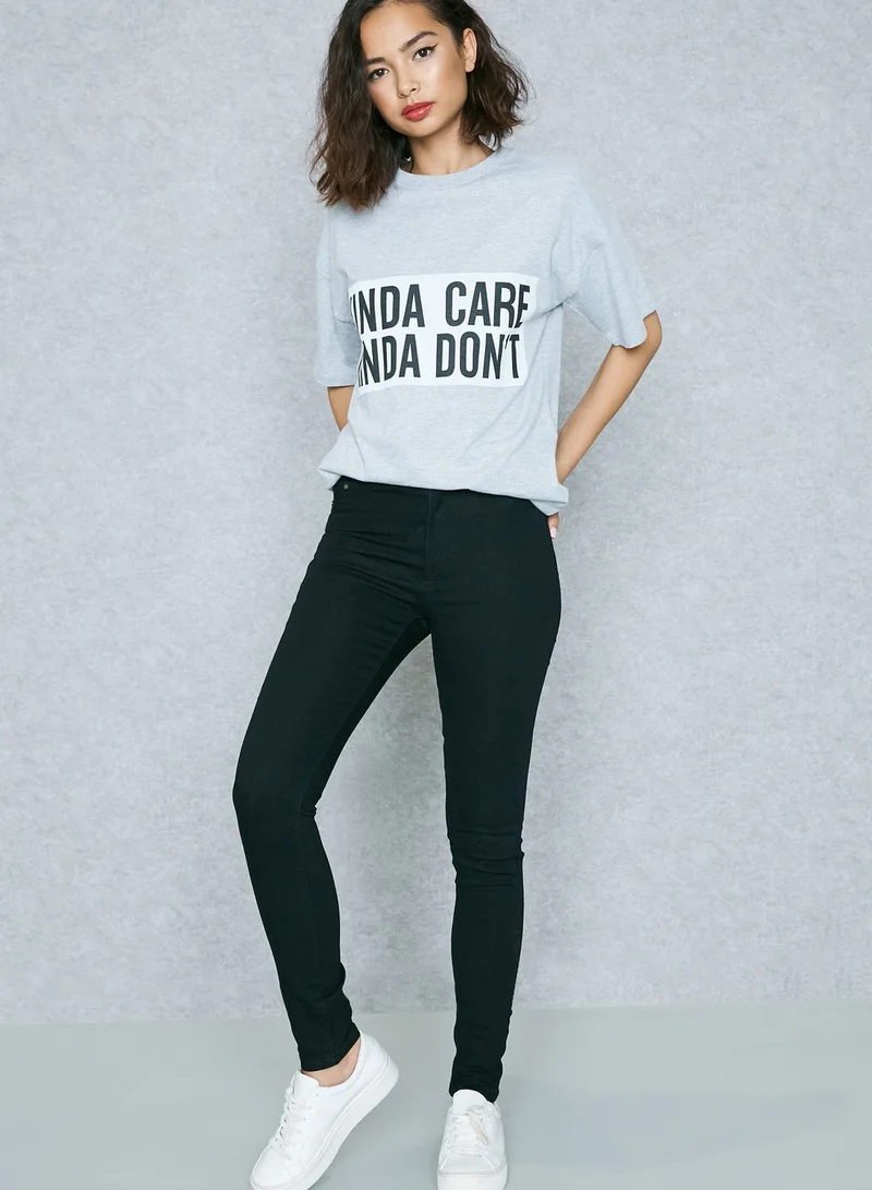 Missguided Lawless Mid Rise Superstretch Jegging