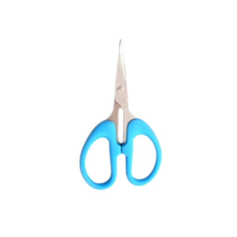 Home Kitchen Multi Purpose Everyday Scissors Stainless Steel Blue colour Scissors Set of 4 Scissors Comfort grip For Household Home Kitchen Pack of 4  - Image 2