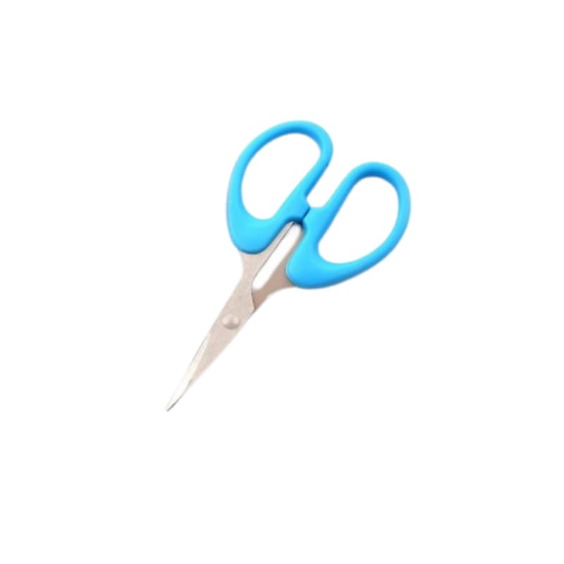 Home Kitchen Multi Purpose Everyday Scissors Stainless Steel Blue colour Scissors Set of 4 Scissors Comfort grip For Household Home Kitchen Pack of 4  - Image 1