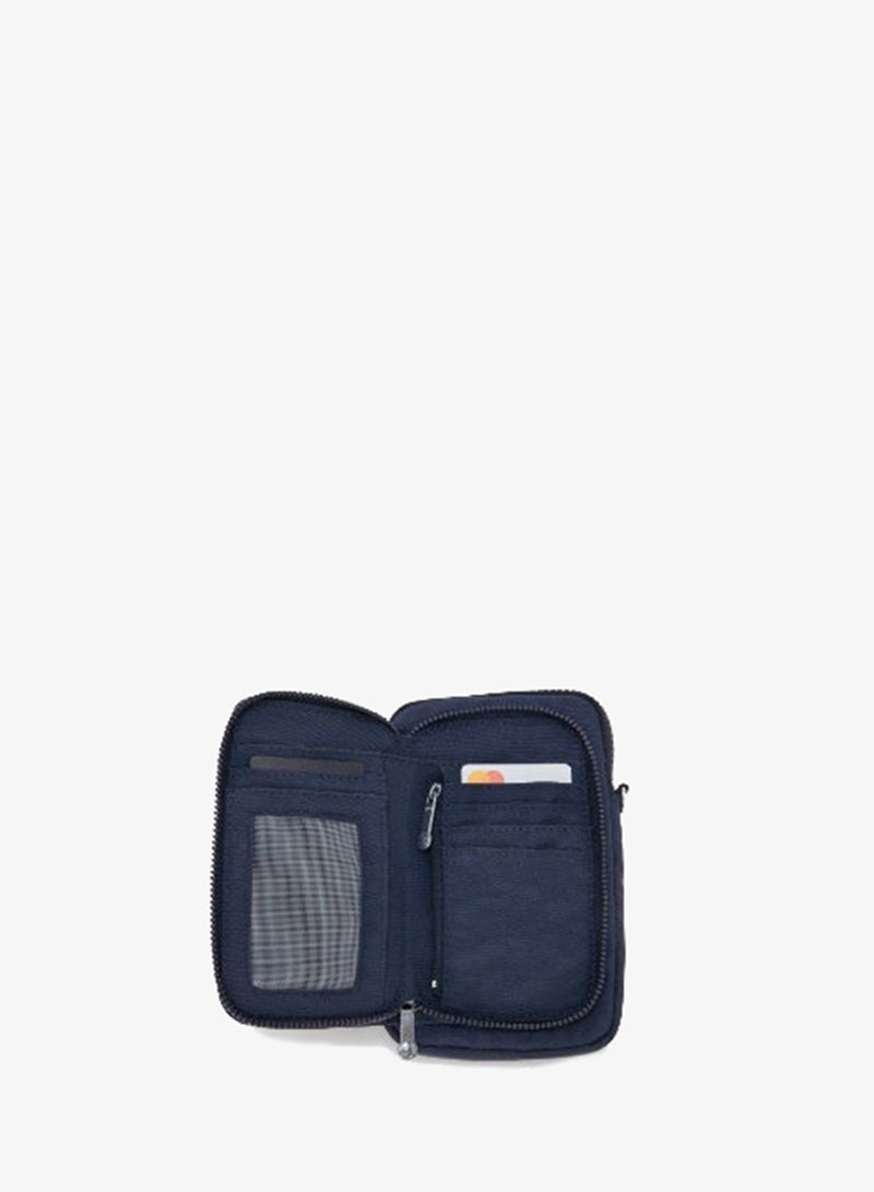kipling Telmo Small Wallet with Removable Crossbody Strap Blue Bleu - Image 3