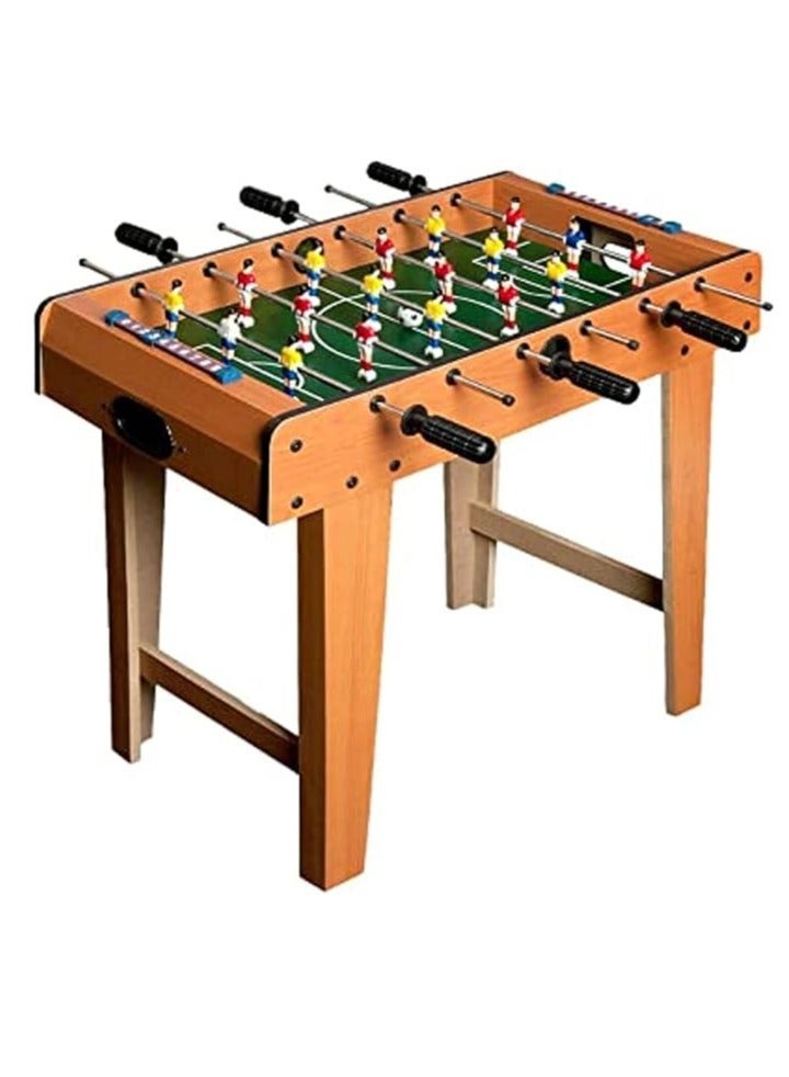 Soccer Supplement Football Soccer Table Board Game 6 Rods For Adults And Kids Wooden Foosball Board Game 69x37x65cm - Image 2