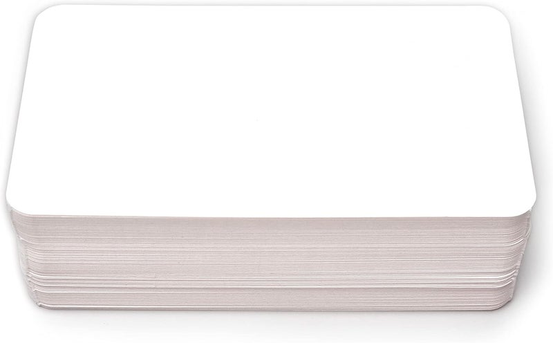 PPAPPAPPIYO 3.5x2 Blank color index cards (100) Paper - Blank (white) - Image 1