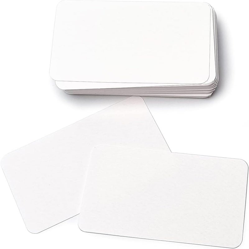 PPAPPAPPIYO 3.5x2 Blank color index cards (100) Paper - Blank (white) - Image 3