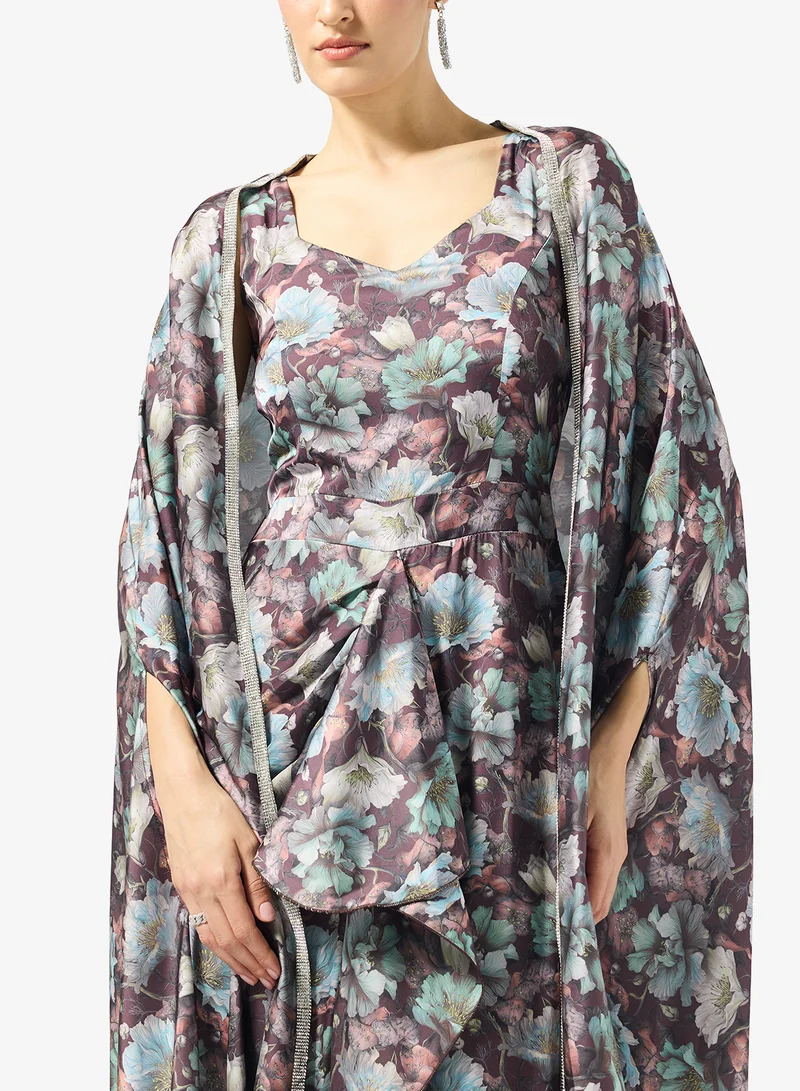 Golden Apple  Floral Print 2Pcs Set Dress for Women | Best Price UAE