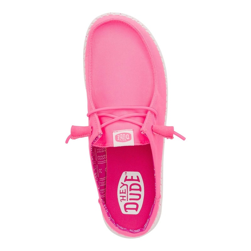 HEYDUDE Wendy Slip Classic - Neon Pink - Image 2