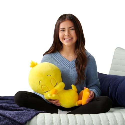 Jazwares Looney Tunes Tweety Bird 18inch Sleeping Plush  Ultrasoft Officially Licensed Warner Brothers Product Ages 2 - Image 1