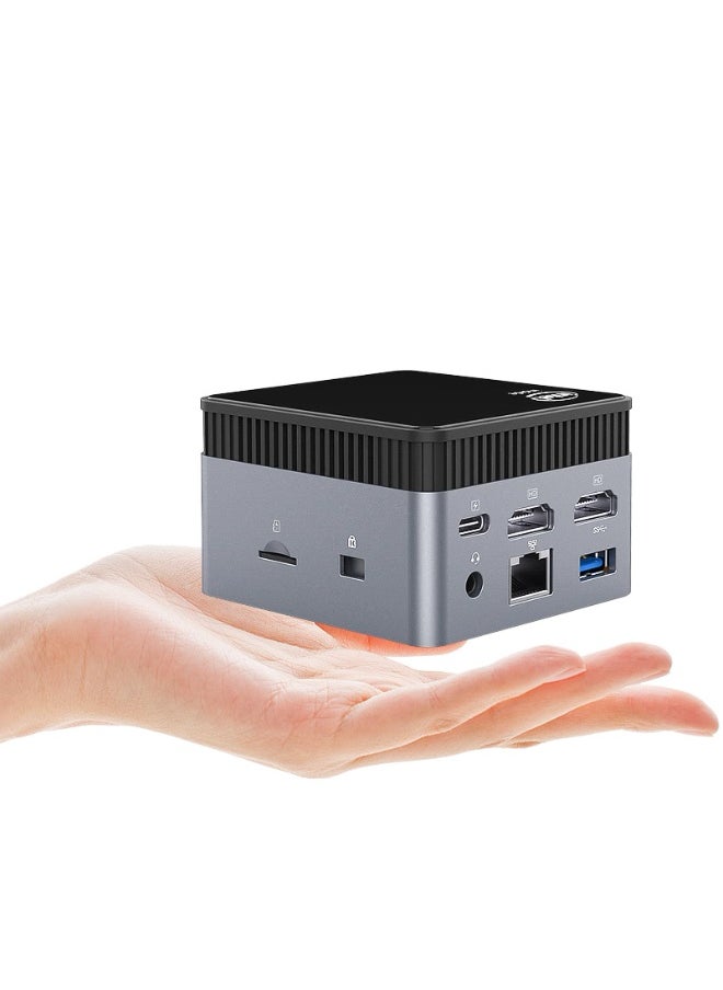 Generic Mini PC Desktop Computer, Windows 11 Pro, 12GB RAM, 512GB SSD, Intel N100 CPU, Dual 4K Display Support, WiFi 6, Bluetooth 5.2, USB 3.0, Gigabit Ethernet (12G+512G)  - Image 1