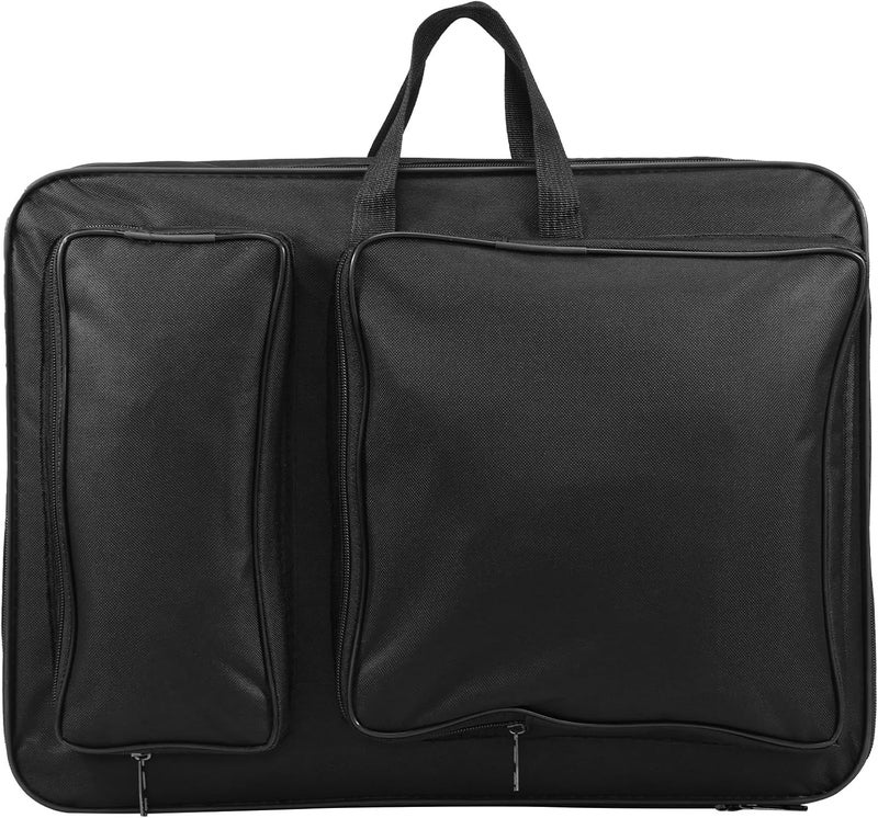 windforgecraft A3 Artist Portfolio Carry Shoulder Bag Case Water-Resistant Art Portfolio Carry Bag Adjustable Drawing Board Backpack Tote Bag Portable Painting Sketch Pad Storage Bag for Folding Easel (Black) - Image 1