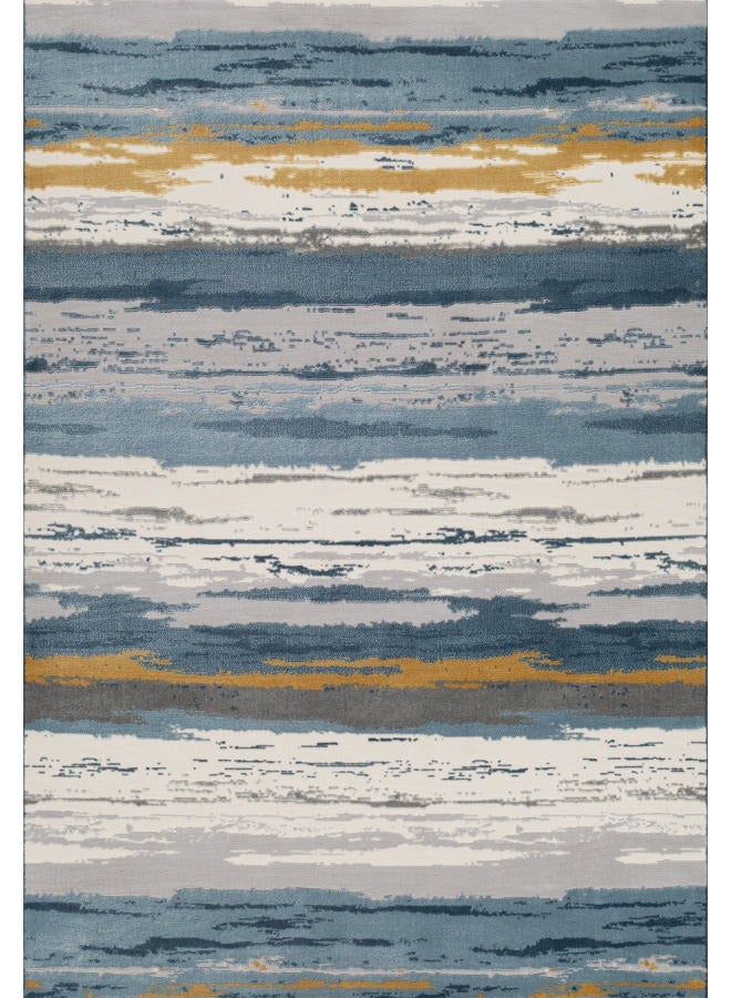 لوفت سجاد غرفة المعيشة على الطراز الحديث من كاستيلو، سجادات أرضية ناعمة، سجاد، وسائد أريكة غير قابلة للانزلاق، سجاد غرفة المعيشة قابل للغسل، مقاس 160 × 235 سم، متعدد الألوان - 560-OT6-W - Image 2