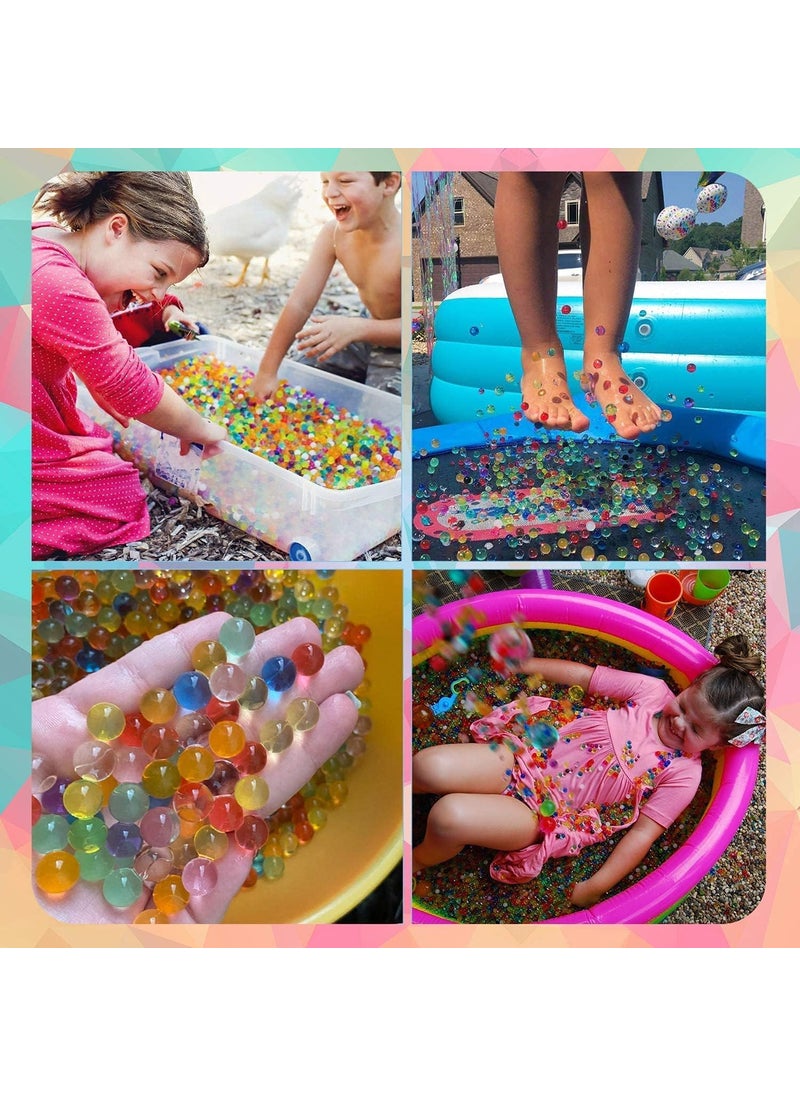 Generic IK Appx 10000 Water Balls Crystal Water Ball for Kids Magic Crystal Water Jelly Balls Beads 160g 100 Packets of Water Balls Water Balls for Vase Fillers Plants Decoration  - Image 4