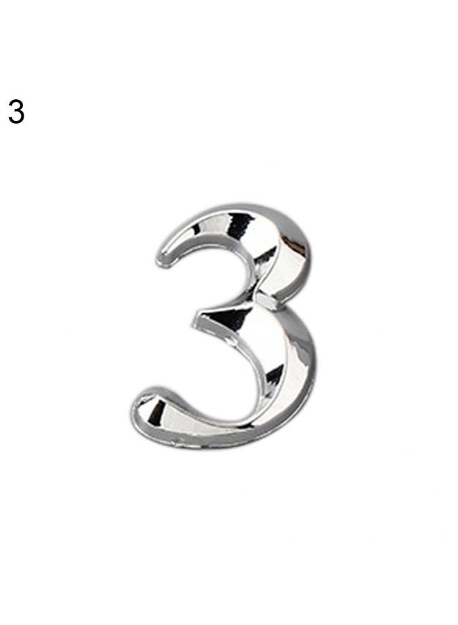 Plated Door Plaque Address Number Sign  - Image 3