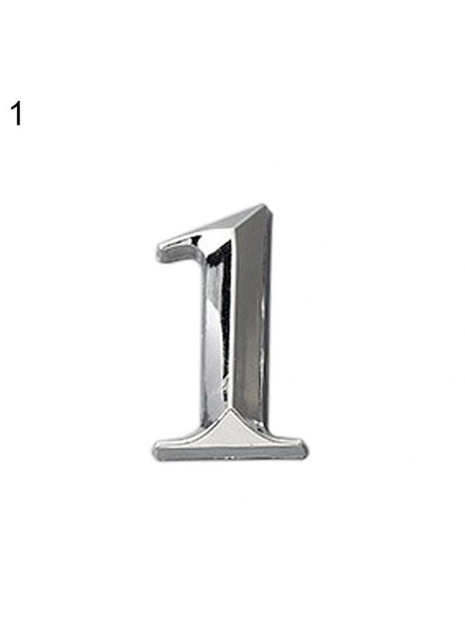 Plated Door Plaque Address Number Sign  - Image 1