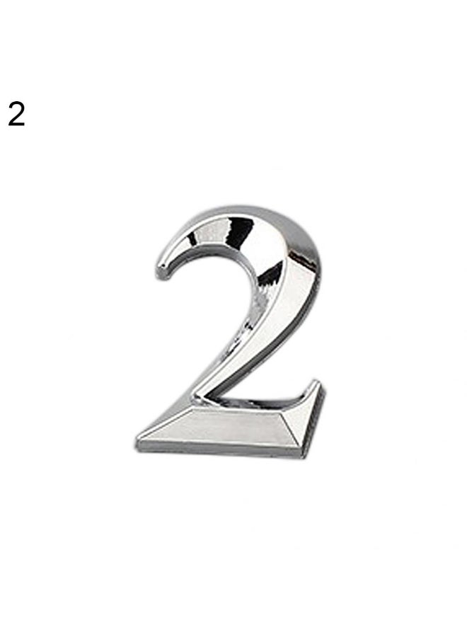 Plated Door Plaque Address Number Sign  - Image 2