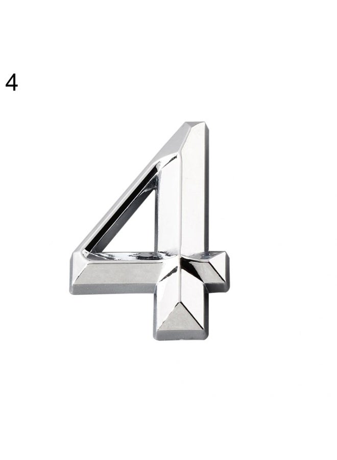 Plated Door Plaque Address Number Sign  - Image 4