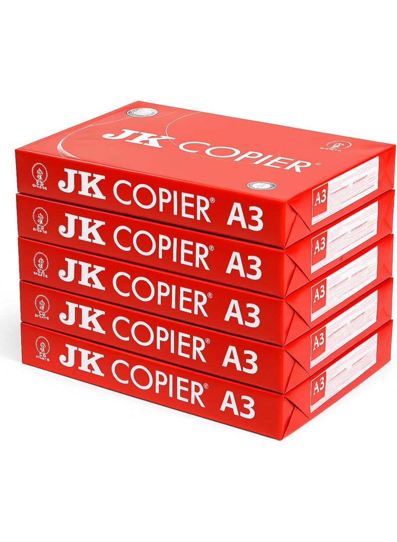 JK Copier A3 Paper – Box of 5 Reams | 297mm x 420mm | Bright White Sheets for Office, School & Home Use - Image 3