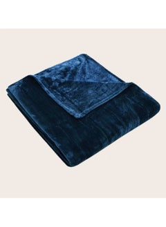 MORANO Velvet Blanket 220 x 240 cm-Turquoise  - Image 3