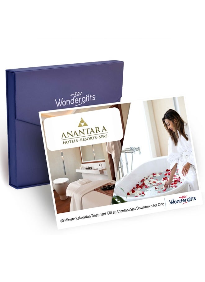 Wondergifts 60-Minute Relaxation Treatment at Anantara Spa Downtown for One - Experience Gift with Free Spa Voucher  - Image 1