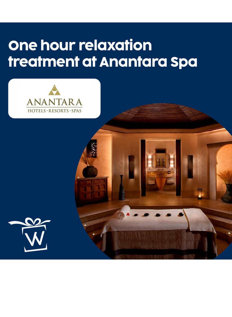 Wondergifts 60-Minute Relaxation Treatment at Anantara Spa Downtown for One - Experience Gift with Free Spa Voucher  - Image 2