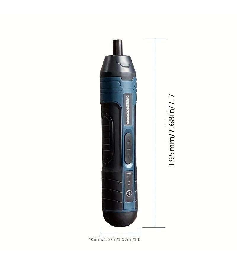 2 Piece Torque Adjustable Straight Handle 3.6V Electric Screwdriver With Lithium Battery Small Multi Functional Disassembly Tool - Image 3