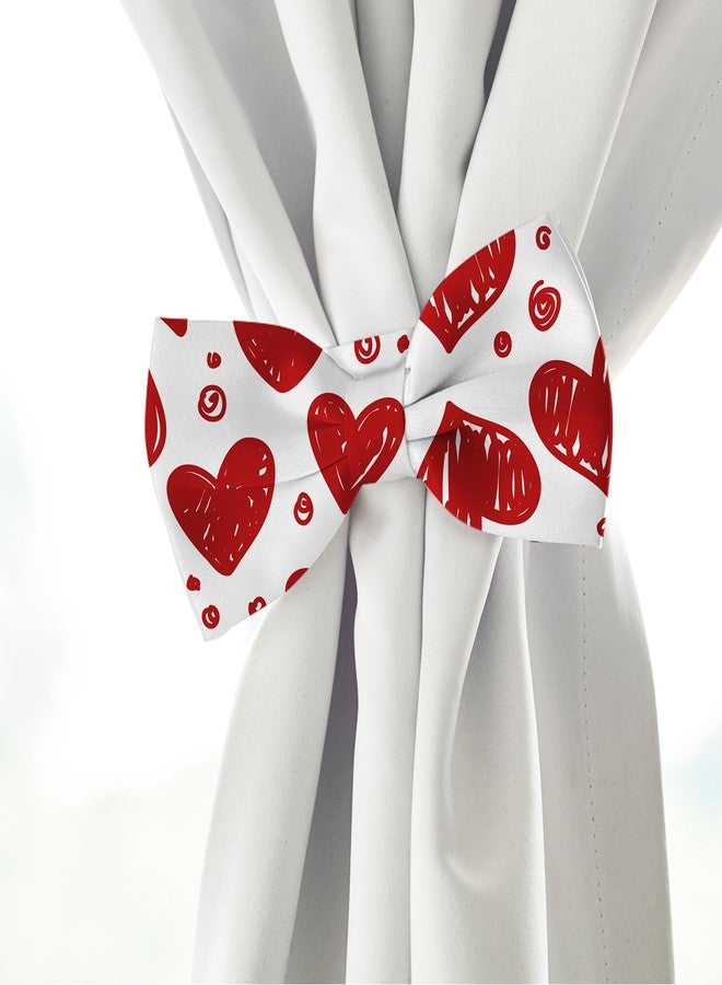 Whaline 12Pcs Valentine's Day Cotton Fabric Bundles 10 x 10 Inch Red Black Love Heart Fat Quarter Romantic Quilting Patchwork for DIY Handmade Sewing Craft - Image 5