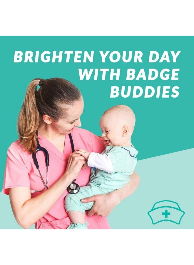 Nurseology - Giraffe Badge Clips Retractable Nurse Badge Reel Felt Nurse Badge Reels Retractable Cute Id Badge Clip Cute Badge Reel For Nurses Nurse Badge Holders For Women And Men - Image 1