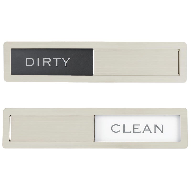 YEWGARB Dishwasher Magnet Clean Dirty Sign Premium Stainless Steel - Kitchen Organizers and Storage - Clean Dirty Magnet for Dishwasher - Image 1