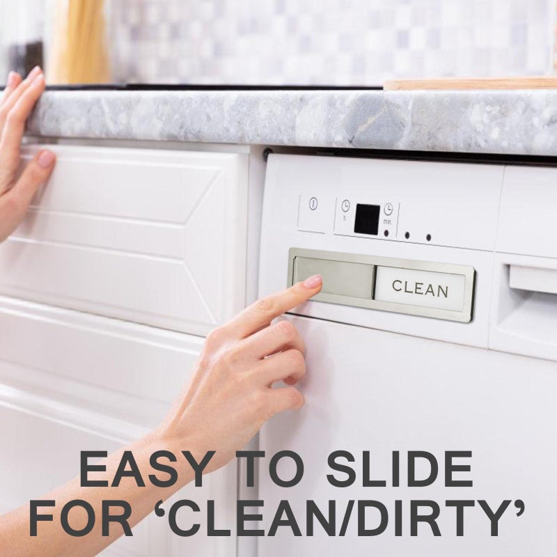 YEWGARB Dishwasher Magnet Clean Dirty Sign Premium Stainless Steel - Kitchen Organizers and Storage - Clean Dirty Magnet for Dishwasher - Image 5