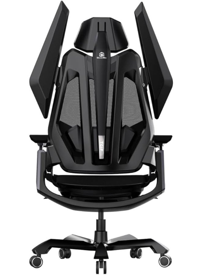 GamerTek Final Boss Gaming Chair - All Black - Image 1