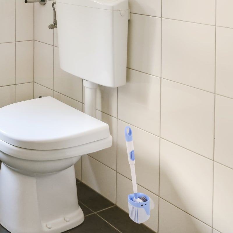 🚽 فرشاة مرحاض سيليكون متينة لتنظيف عميق بتصميم أنيق وعملي - Image 1