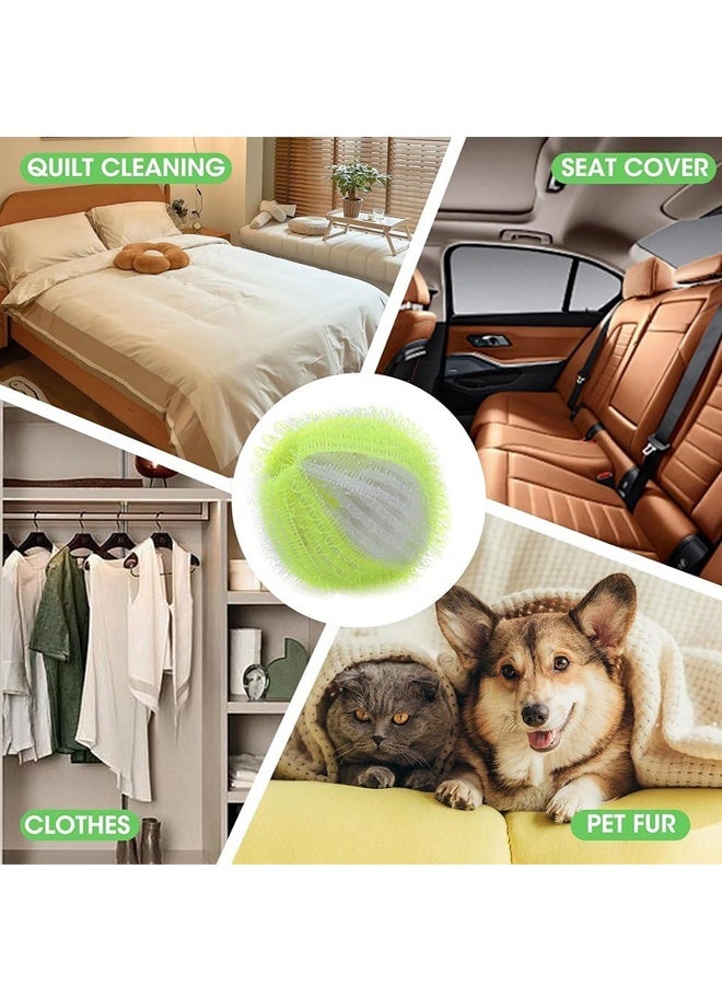 12 قطعة من كرات التقاط الوبر ومجفف الملابس القابلة لإعادة الاستخدام لإزالة فراء الكلاب والقطط من الملابس - Image 4