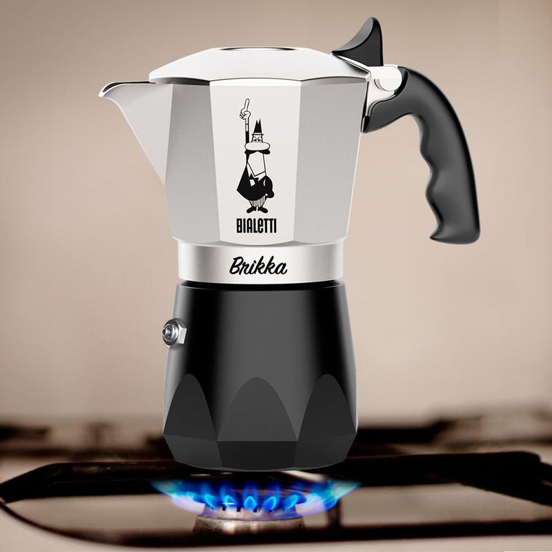 Bialetti Bricca NEW 4 Cup Open Fire Type (Coffee Maker, Espresso Makinetta) - Image 4