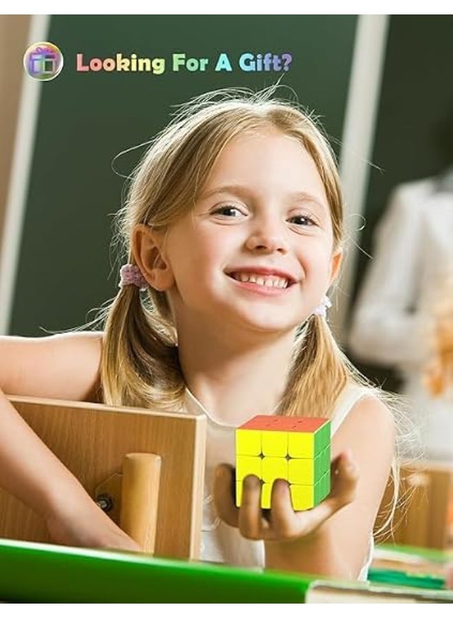 فيرست تشويس First Choice مكعب روبيك للسرعة 3x3، مكعب سحري احترافي بأبعاد 56 مم، تصميم مانع للالتصاق وقابل للتعديل، لعبة ألغاز لتطوير الذكاء وتنمية التفكير للأطفال والكبار - Image 3