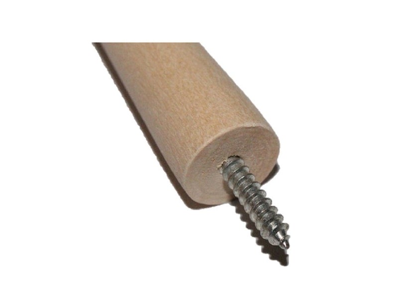 Balsam Point Workshop Screw-On Shaker Pegs Birch Hardwood - 2.9-Inch Wood Length Plus Hangerbolt - 10-Pack - Image 4