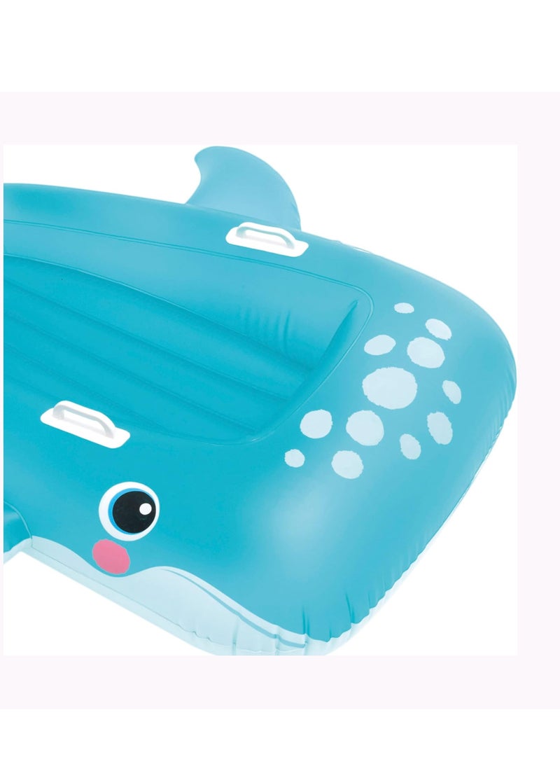 INTEX Blue Whale Ride-On - Inflatable Pool Toy 168x140cm  - Image 3