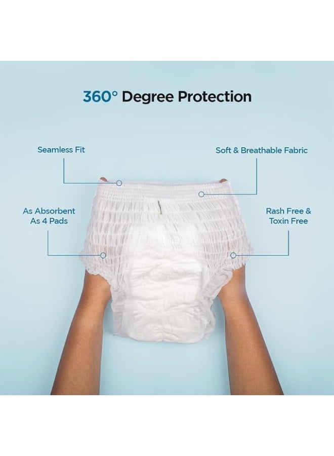 PEE SAFE PeeSafe Disposable Period Panties, 4 Panties, L - XL size (Pack of 2) - Image 4