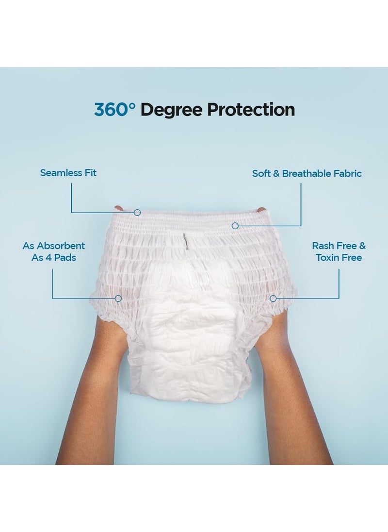 PEE SAFE PeeSafe Disposable Period Panties, 4 Panties, L - XL size (Pack of 2)  - Image 3