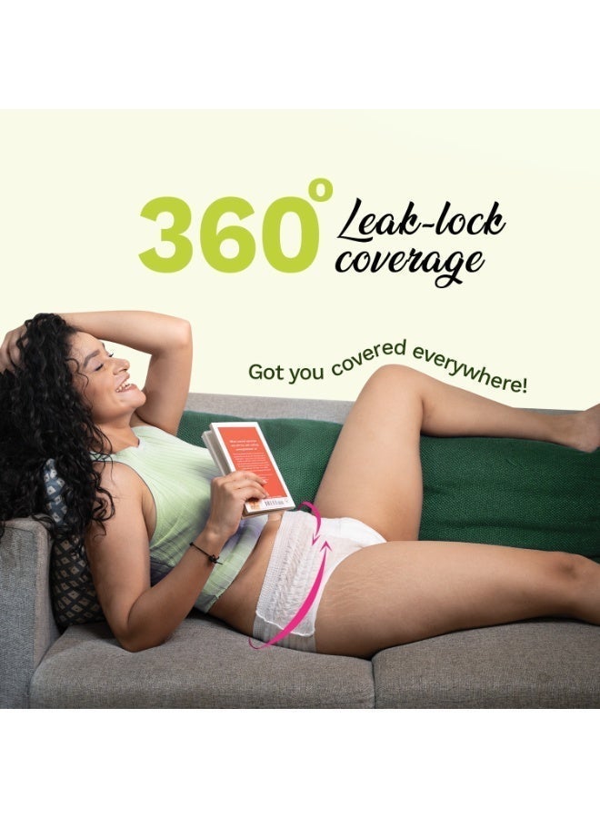 PEE SAFE PeeSafe Disposable Period Panties, 4 Panties, L - XL size (Pack of 2) - Image 3