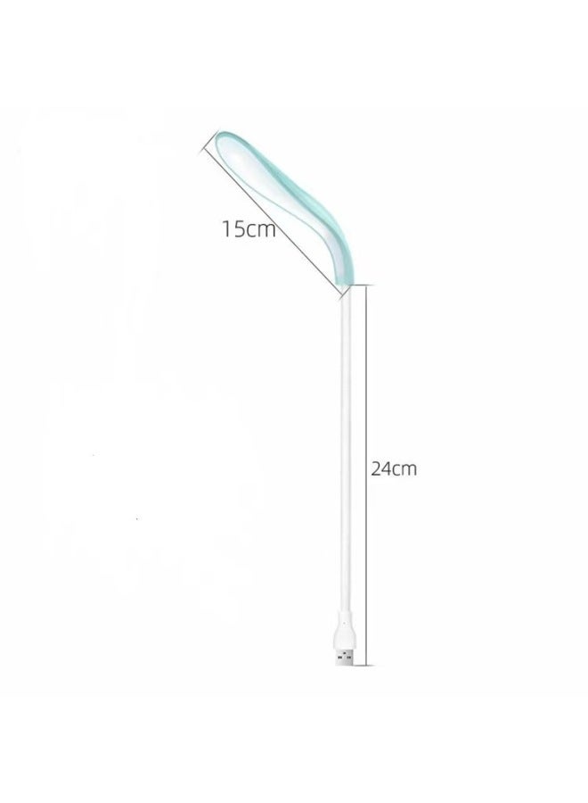 Night Light Student Learning Table Lamp Led Eye Protection Table Lamp Hose USB Lamp Keyboard Lamp Duckbill USB14 Lamp-Color:Touch Blue - Image 5