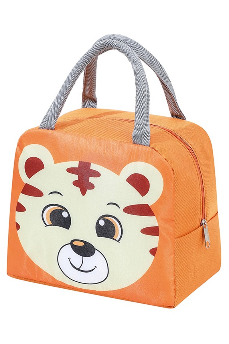 تيديلين حقيبة غداء النمر البرتقالي - حقيبة معزولة مقاومة للماء وقابلة لإعادة الاستخدام للأطفال أو البالغين، مثالية لصناديق الغداء، وصناديق تيفين، والنزهات، والعمل، أو المدرسة - Image 1