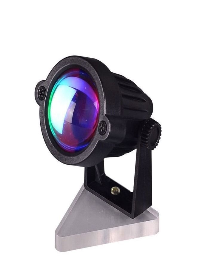 fashionhome - Sunset Mood Atmosphere Projection Lamp LED Night Light for Aesthetic Room Decoration Ambient Lighting Photography Backdrop and Visual Art 8x7.5x10 cm - Image 1
