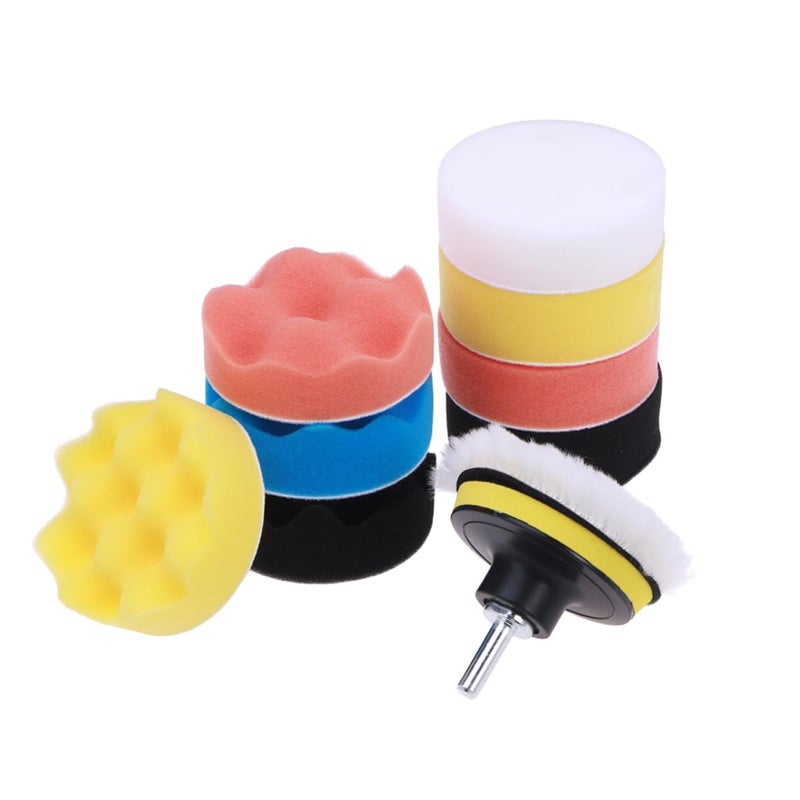 Car Buffing Polishing Kit 25pcs Sanding Pads Wool Discs Wheel Brush - Image 2