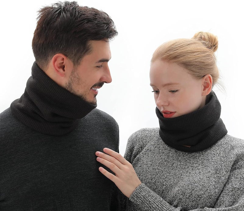NovForth Winter Neck Warmer Men Ski, Neck Gaiter Face Scarf Women, Fleece Scarf for Men Gaiter Mask, Thick Windproof Scarves - Image 5