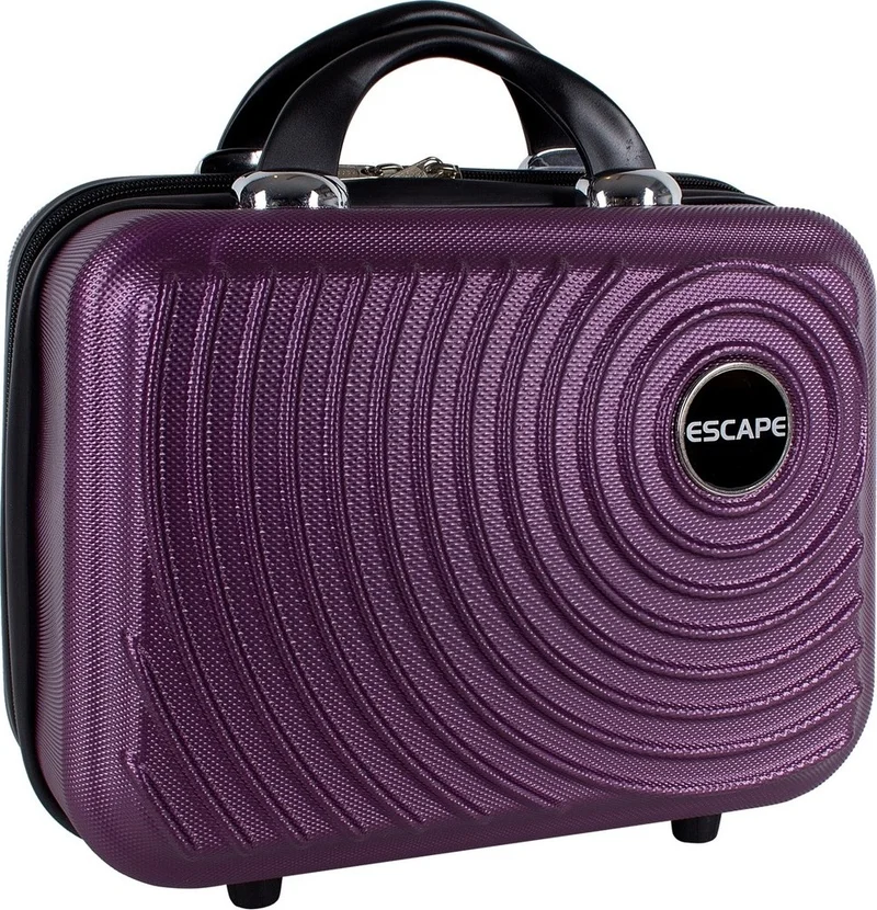 إسكاب TahTicMer Makeup Bag Women's Makeup Handbag Abs Makeup Suitcase Unbreakable Travel Bag with Password Makeup Handbag