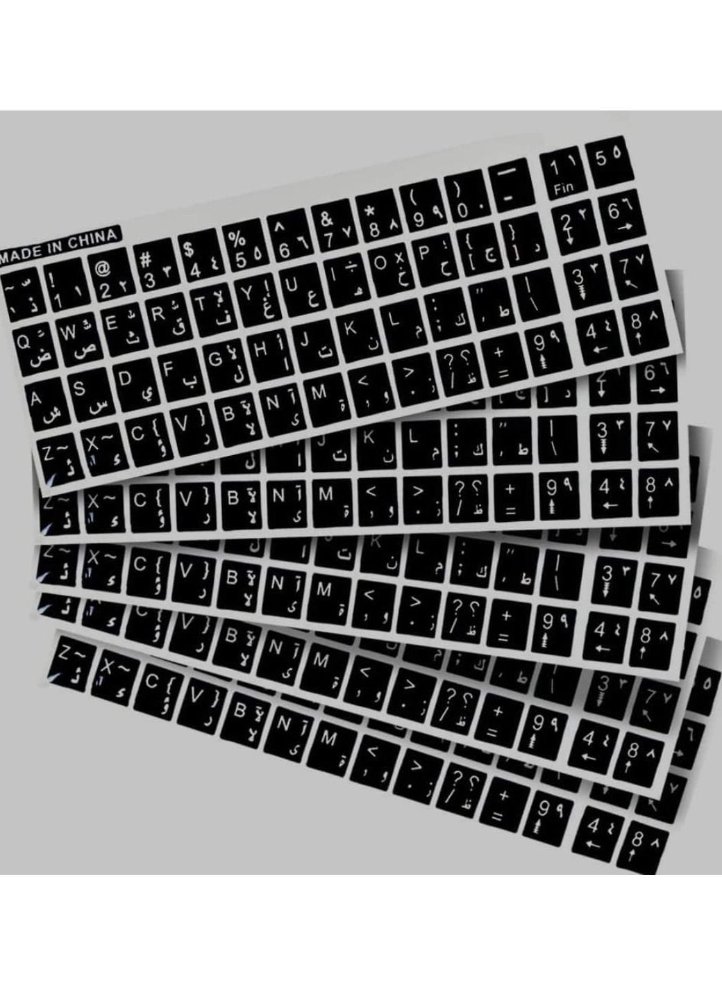 ULHYC ULHYC Keyboard Stickers Arabic And English Z0057D2A255B21D327139Z