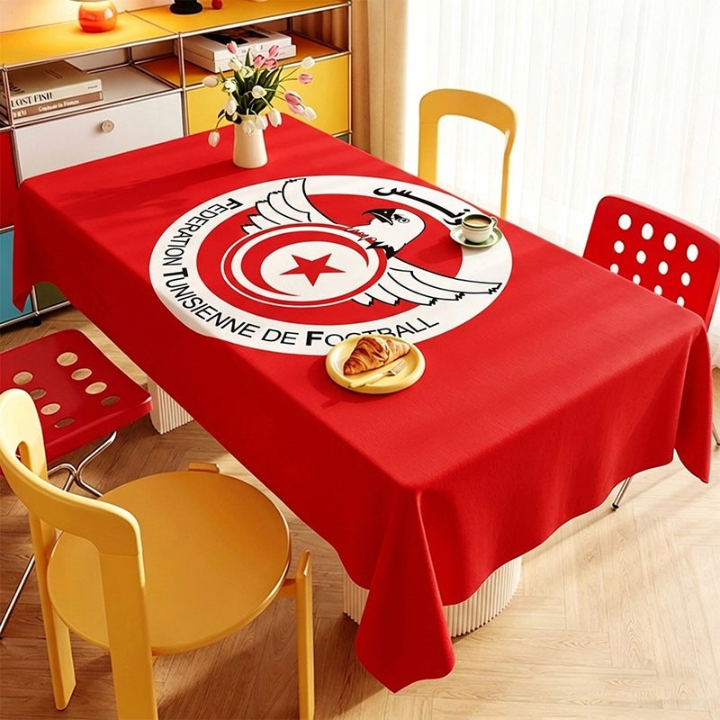 World Cup Themed Flag Tablecloth - Party Decorations for Restaurants & Gatherings