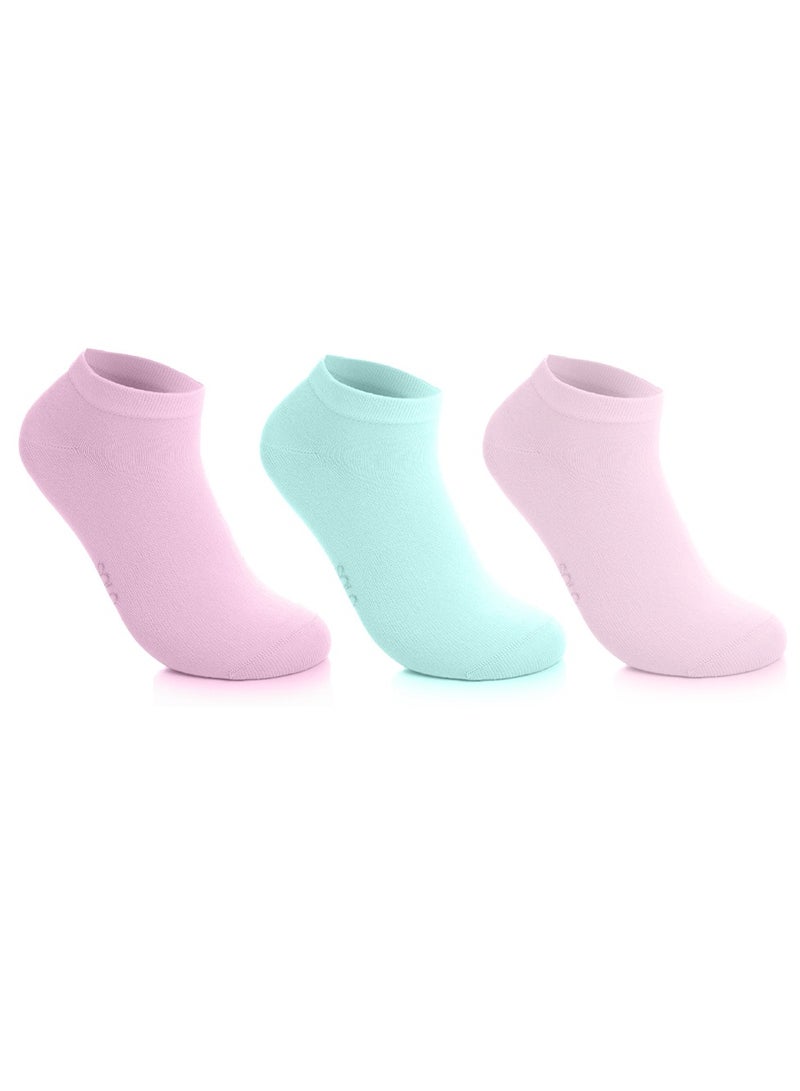 Solo Solo CARMEN Trendy Sneaker Pack Of 3 Socks For Women 