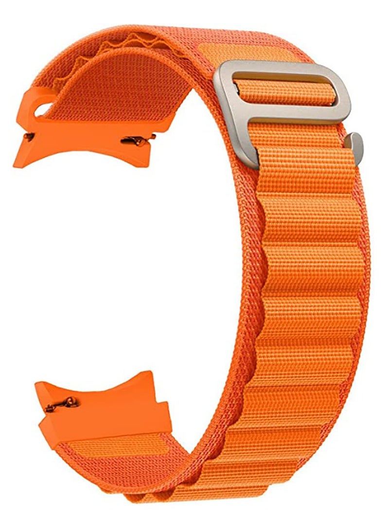 Nylon Watch Band Compatible with Samsung Watch 5 Pro 45mm / Galaxy Watch 5 40mm 44mm / Galaxy Watch 4 40mm 44mm / Watch 4 Classic 42mm 46mm Bands, Woven Sport Strap for Men Women - Image 4