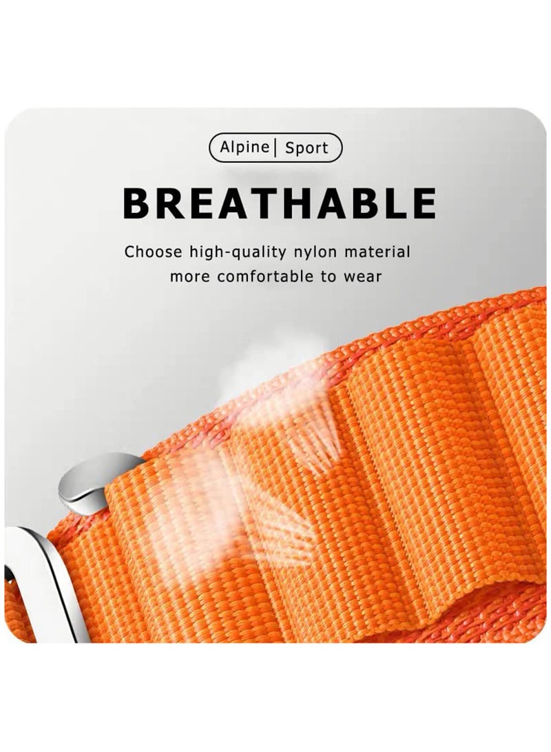 Nylon Watch Band Compatible with Samsung Watch 5 Pro 45mm / Galaxy Watch 5 40mm 44mm / Galaxy Watch 4 40mm 44mm / Watch 4 Classic 42mm 46mm Bands, Woven Sport Strap for Men Women - Image 3
