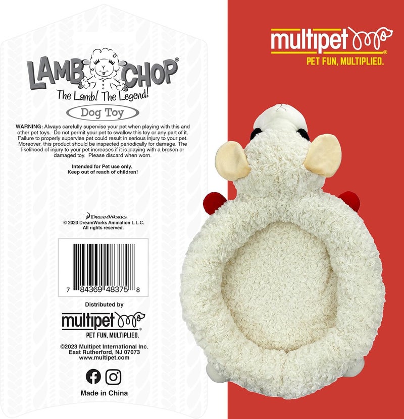 Multipet 10" LAMB CHOP DOG TOY - Image 5